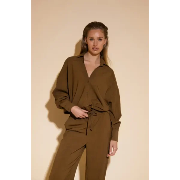 AMAYA-Amster_AutumnWinter-2025_200_253-A54_3 Amaya Amsterdam Broek Henny 253-a54 200 Brown