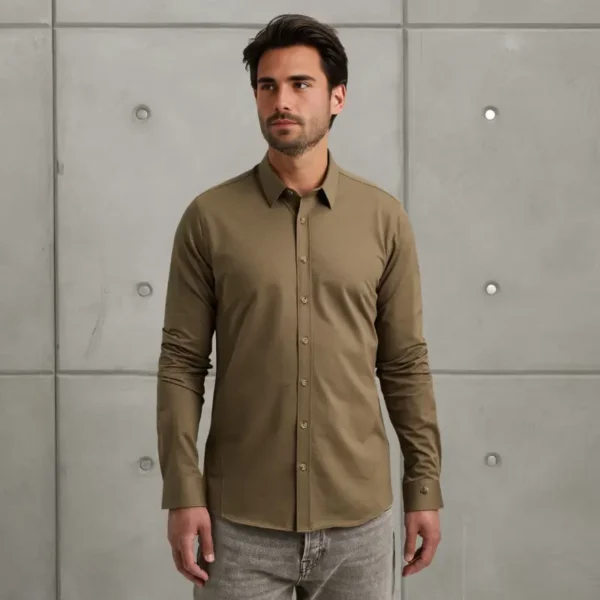 CSI2508200-8025_model_2 Cast Iron Overhemd CSI2508200 8025 Brindle