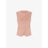 Fifth House Gilet FH1628_2504 4112 Dust Rose
