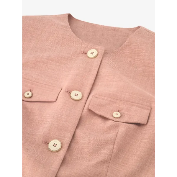 Fifth House Gilet FH1628_2504 4112 Dust Rose