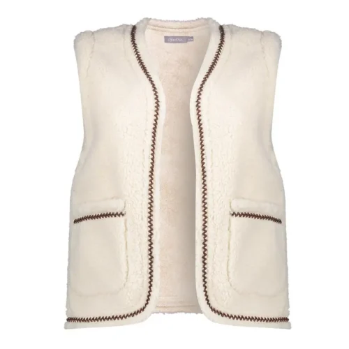 Geisha Gilet 55541-19 10 Off-White