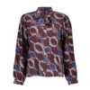 Geisha Blouse 53618-20 470 Bordeaux