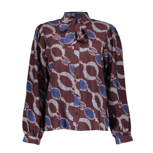 Geisha Blouse 53618-20 470 Bordeaux