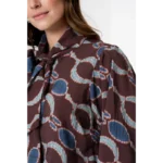 Geisha Blouse 53618-20 470 Bordeaux