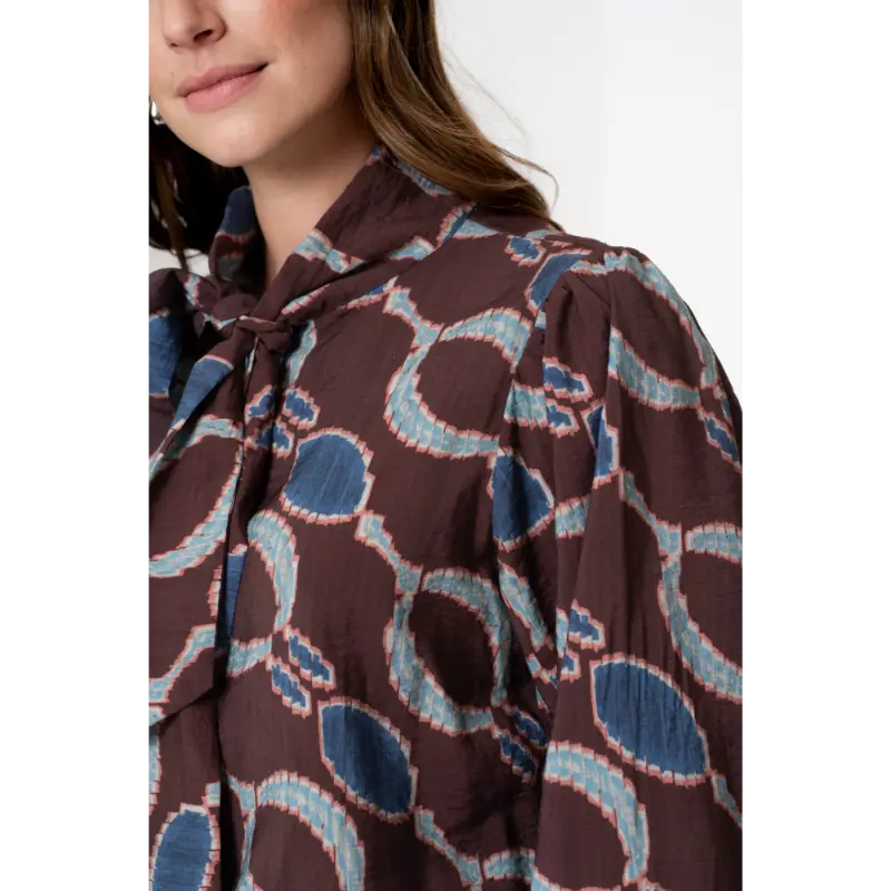 Geisha Blouse 53618-20 470 Bordeaux