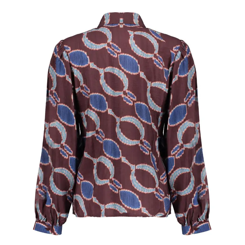 Geisha Blouse 53618-20 470 Bordeaux