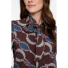 Geisha Blouse 53618-20 470 Bordeaux