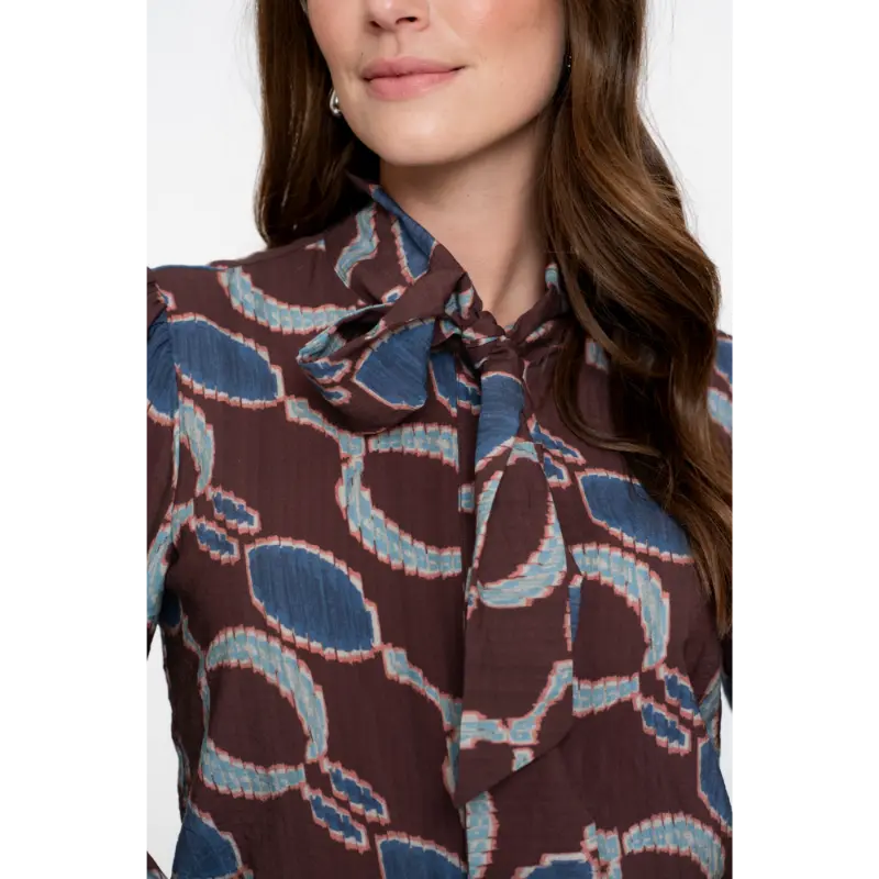 Geisha Blouse 53618-20 470 Bordeaux
