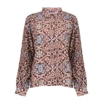Geisha Blouse 53661-20 480 Burgundy