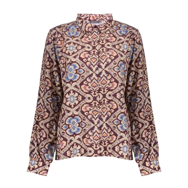 Geisha Blouse 53661-20 480 Burgundy