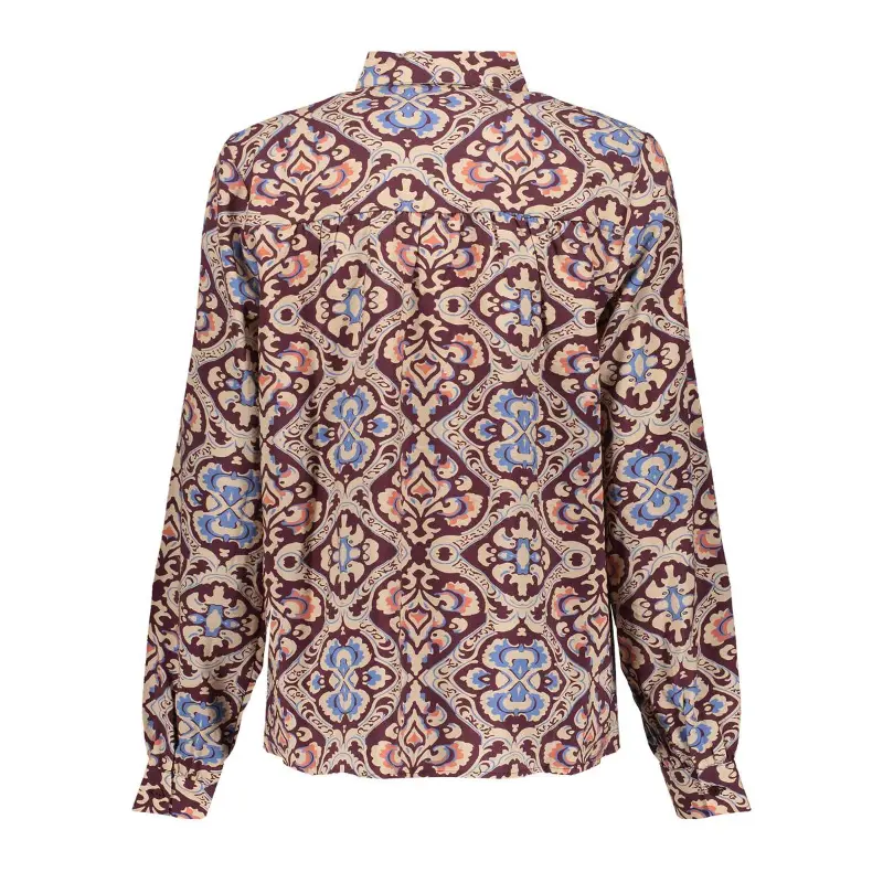 Geisha Blouse 53661-20 480 Burgundy