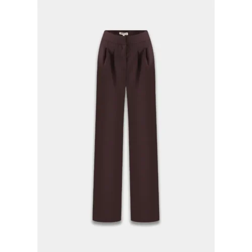Harper&Yve Broek Sadie AW25N104 1018 Dark Fudge
