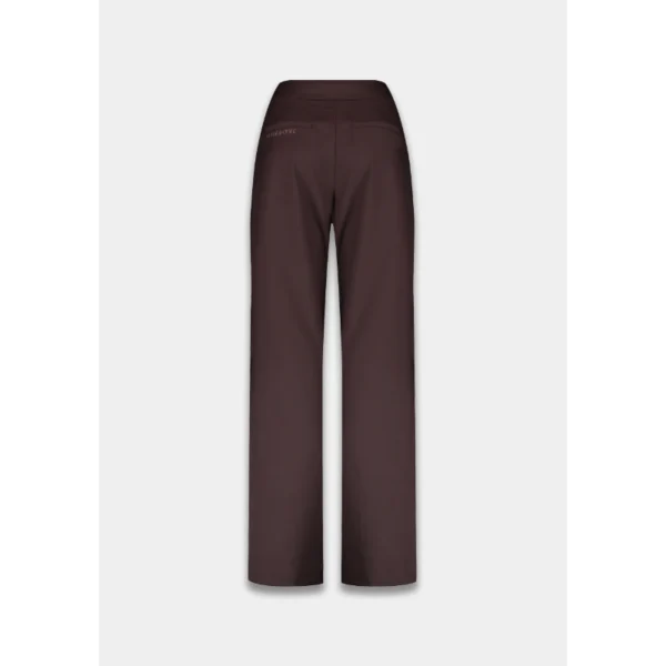Harper-&-Yve_AutumnWinter-2025_1018_AW25N104_2 Harper&Yve Broek Sadie AW25N104 1018 Dark Fudge