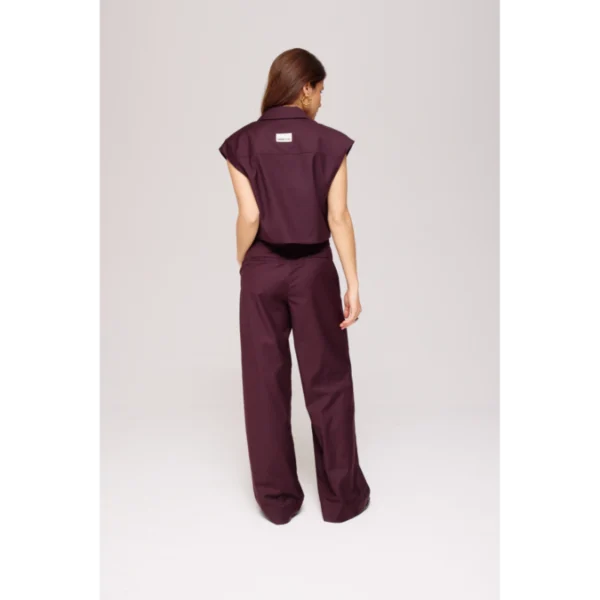 Harper-&-Yve_AutumnWinter-2025_1018_AW25N104_4 Harper&Yve Broek Sadie AW25N104 1018 Dark Fudge