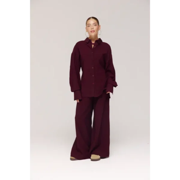 Harper-&-Yve_AutumnWinter-2025_1018_AW25P102_3 Harper&Yve Blouse Helena AW25P600 1018 Dark Fudge