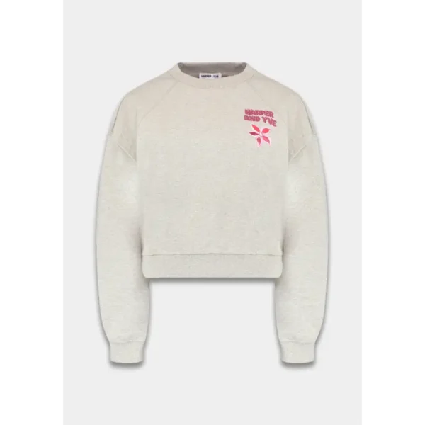 Harper&Yve Sweater Alldaydrama AW25Y505 1303 Grey Melee