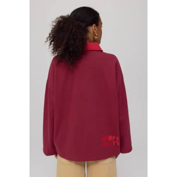 Harper&Yve Polo Sweater Pollie AW25Y502 317 Wine Berry