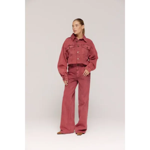 Harper&Yve Broek Yve AW25D100 320 Brick Red