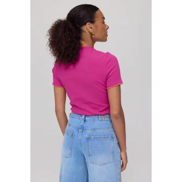 Harper-&-Yve_AutumnWinter-2025_931_AW25P400_6 Harper&Yve T-shirt Cammy AW25P400 931 Wild Aster