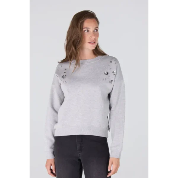 JANSEN-Amste_Winter-2025_460_GEORGINA-W25 Jansen Amsterdam Trui Georgina W25 460 Grey Melange