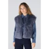 Jansen Amsterdam Gilet Dali W25 761 Blue Grey