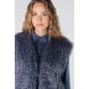Jansen Amsterdam Gilet Dali W25 761 Blue Grey