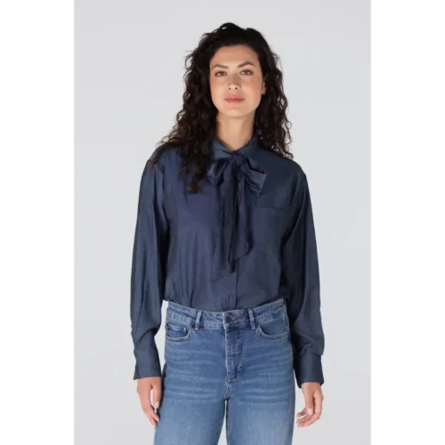 Jansen Amsterdam Blouse Ess W25 780 Dark Blue