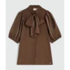 Josh V Blouse Syliva JV-2508-0108 584 Dark Brown