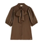 Josh V Blouse Syliva JV-2508-0108 584 Dark Brown