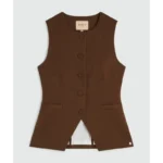 Josh V Gilet Kiro JV-2508-0111 584 Dark Brown