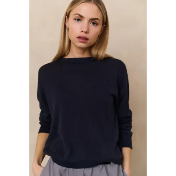 L_25W_01-301218-508_99003_01-000487-508_94016-002-60494 Yaya Sweater 01-000487-508 94016 Blauw