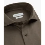 Profuomo Japanese Knitted Overhemd PPWH30026b Light Brown