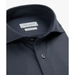 Profuomo Japanese Knitted Overhemd PPWH30026i Denim Blue