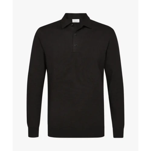 Profuomo Polo LM PPWJ30009b Dark Brown