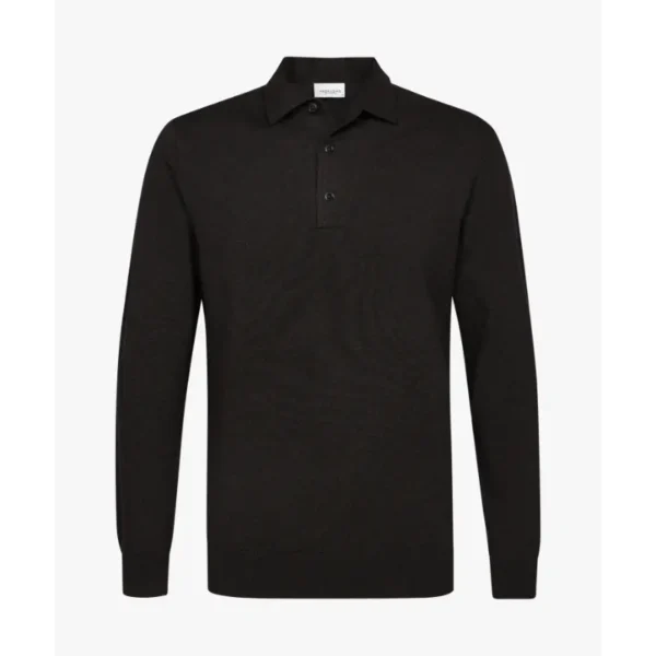 PPWJ30009B Profuomo Polo LM PPWJ30009b Dark Brown