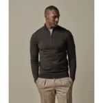 Profuomo Trui Halfzip PPWJ30010c Dark Brown