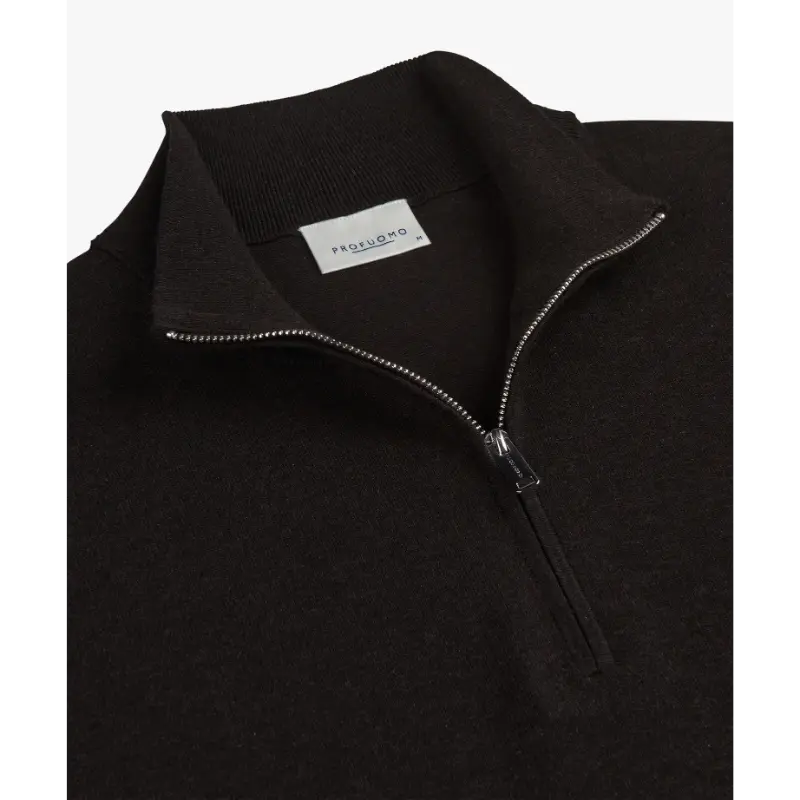 Profuomo Trui Halfzip PPWJ30010c Dark Brown
