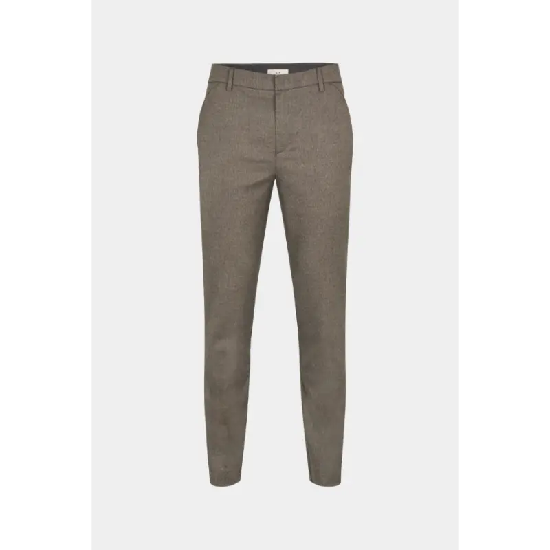 Plain_CARRYOVER_31044-mud-melange_40730 Plain Broek Josh 40730 438 Mud Melange