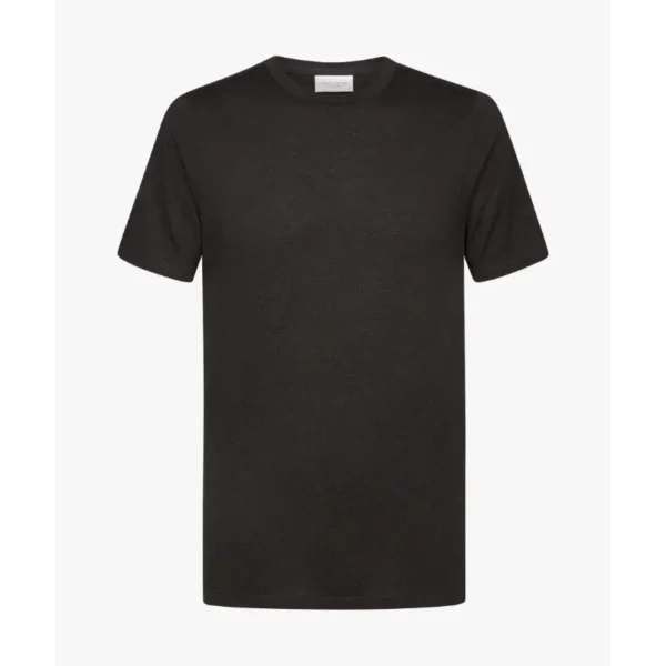 Profuomo_Autumnwinter-2025_200-Brown_PPWT30001A Profuomo Luxury T-Shirt PPWT30001a Dark Brown