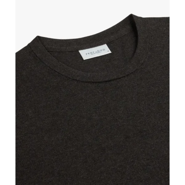 Profuomo_Autumnwinter-2025_200-Brown_PPWT30001A_2 Profuomo Luxury T-Shirt PPWT30001a Dark Brown