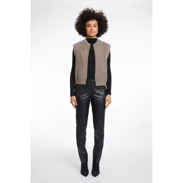 Rino&Pelle_NOOS_740_Elona.700NOOS_3 Rino & Pelle Gilet Elona.700noos 740 Taupe