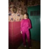 Studio Amaya Broek Anna 253-12  655 Fuchsia