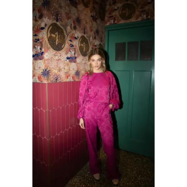 Studio Amaya Broek Anna 253-12  655 Fuchsia