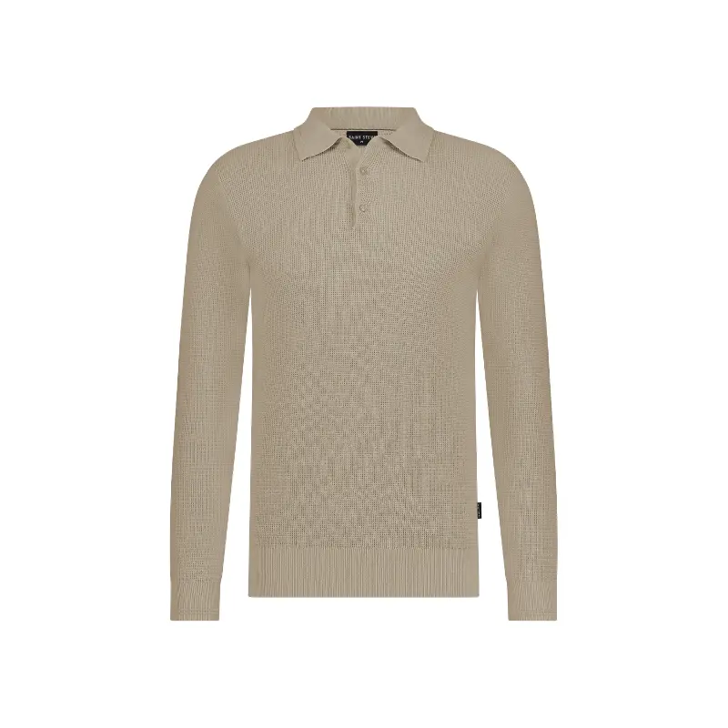 Saint-Steve_AW24_50004-taupe-mel_230521_3 Saint Steve Polo Sander 230521 20006 Sand Melange