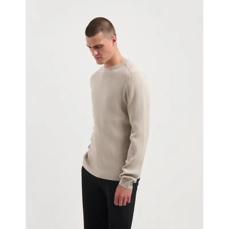 Saint-Steve_AW25_20006-sand-melange_240560 Saint Steve Trui Dick 240560 20006 Sand Melange