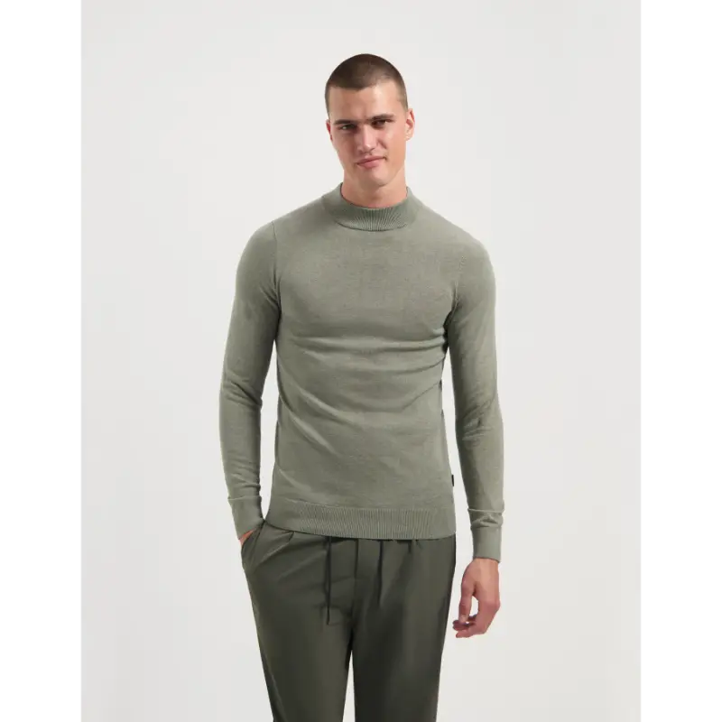 Saint-Steve_AW25_60012-light-army-melange_19477 Saint Steve Trui Ben 19477 60012 Light Army