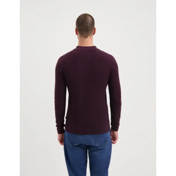 Saint-Steve_AW25_80012-plum-melange_230521_2 Saint Steve Polo Sander 230521 80012 Plum Melange