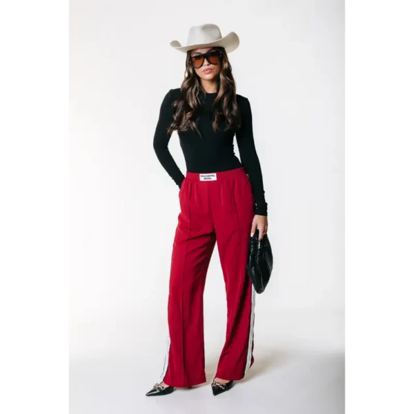 WP117018-606-98-67 Colourful Rebel Broek Vella wp117018 606 Medium Red