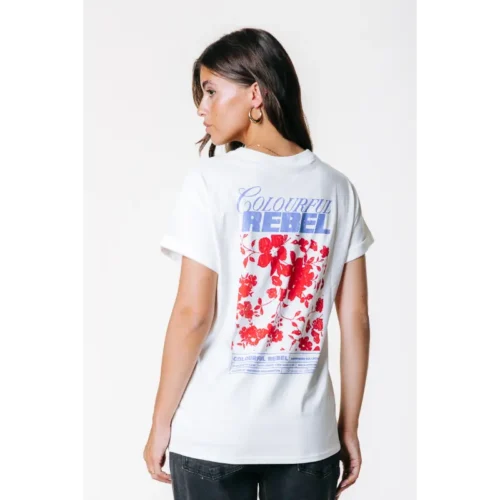 Colourful Rebel T-Shirt wt117090 118 Standard White