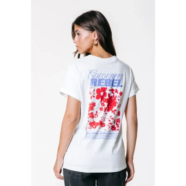 Colourful Rebel T-Shirt wt117090 118 Standard White